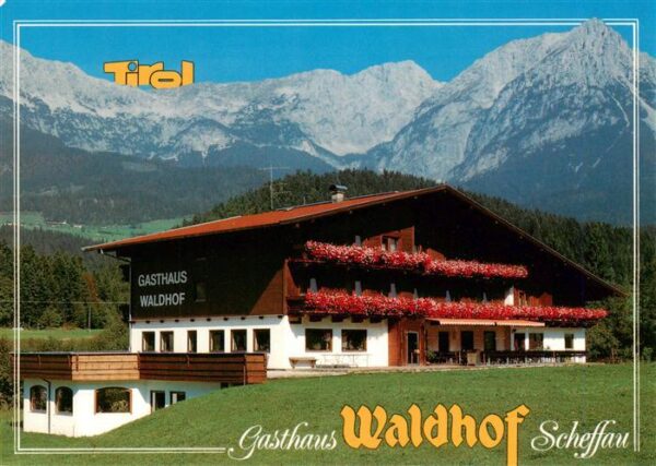 Scheffau Tirol Wilden Kaiser Tirol AT Gasthaus Waldhof