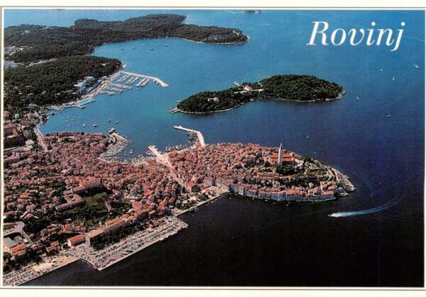Rovinj Rovigno Istrien Croatia Fliegeraufnahme