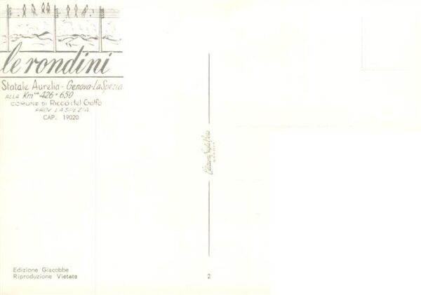 Genova Genua Liguria IT Ristorante Le Rondini – Bild 2
