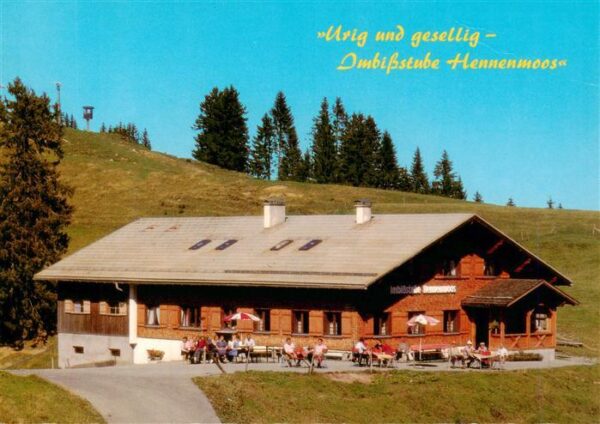 Lingenau Vorarlberg Imbisstube Hennenmoos