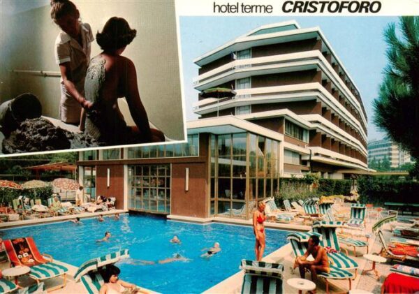 Abano Terme Veneto IT Hotel Cristoforo Terme Schwimmbad Moorbehandlung