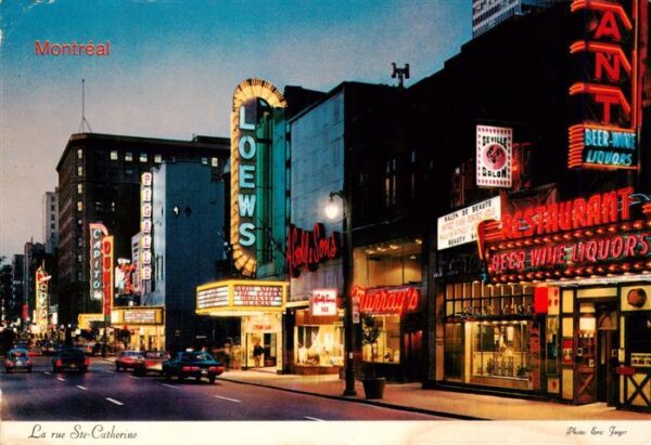 Montreal Quebec La rue Ste Catherine