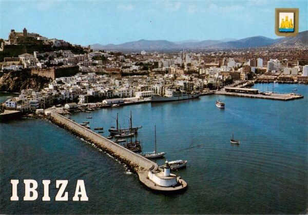 Ibiza Islas Baleares Puerto de Ibiza Fliegeraufnahme