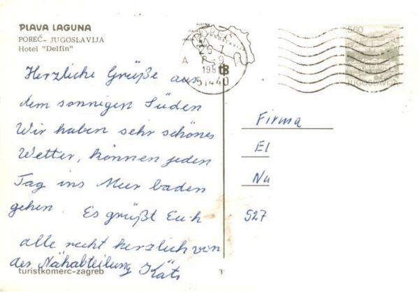 Porec Croatia Playa Laguna Hotel Delfin Fliegeraufnahme – Bild 2