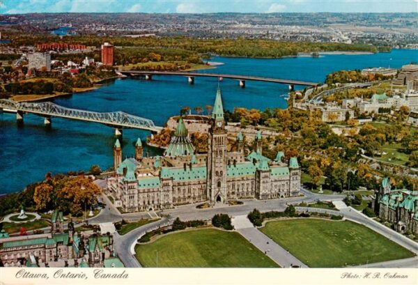 Ottawa Canada Fliegeraufnahme