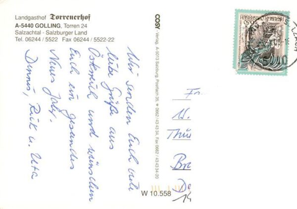 Golling  Salzach AT Torrenerhof Flachau Werfenweng Wagrain Obertauern Muehlbach – Bild 2