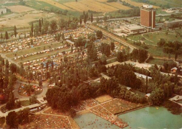 Balatonfuered Camping Fliegeraufnahme