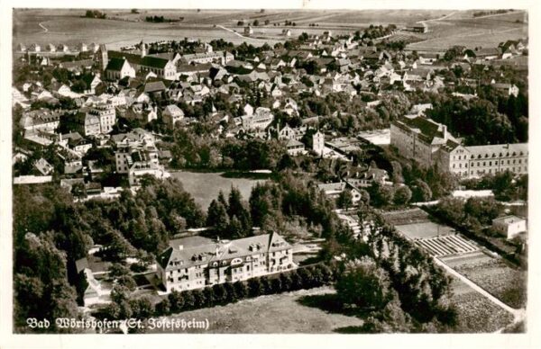 Bad Woerishofen Fliegeraufnahme mit St Josefsheim