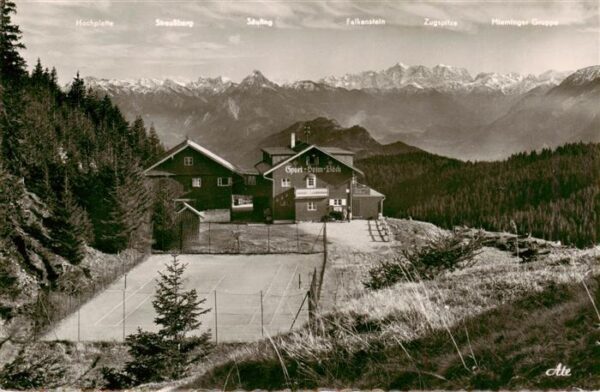 Nesselwang Allgaeu Bayern Berggasthaus Sportheim Boeck