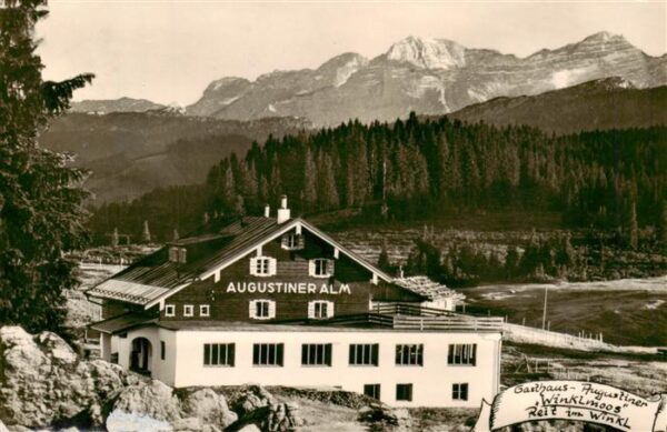 Winklmoos Winkelmoos Reit im Winkl Augustiner Alm mit Loferer Steinberge