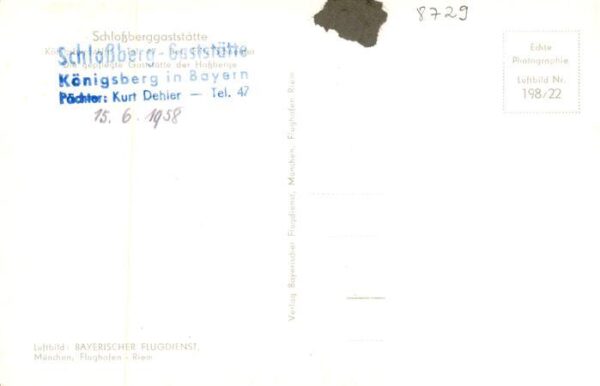 Koenigsberg Bayern Schlossberg Gaststaette – Bild 2