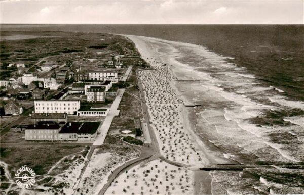 Wangerooge Wangeroog Nordseebad Fliegeraufnahme
