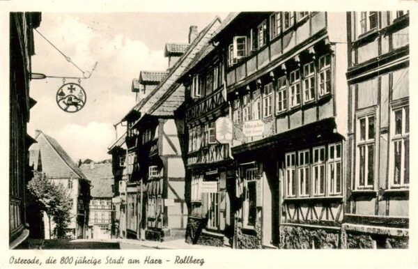Osterode Harz Rollberg Strassenpartie