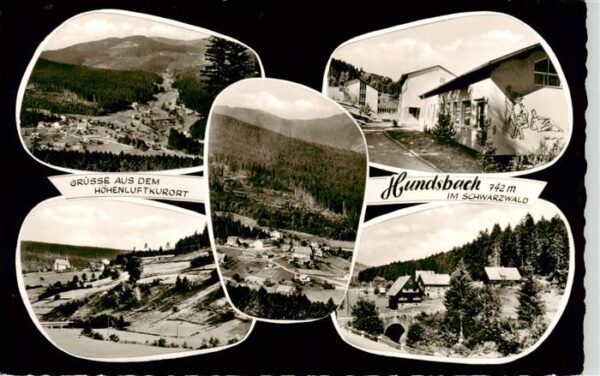 Hundsbach Forbach Schwarzwald Panorama Teilansichten