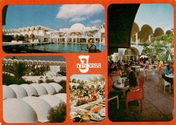 Jerba Djerba Tunesie Hotel Dar Jerba Freibad Terrasse
