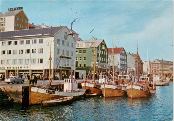 Kristiansund Norge Havnen