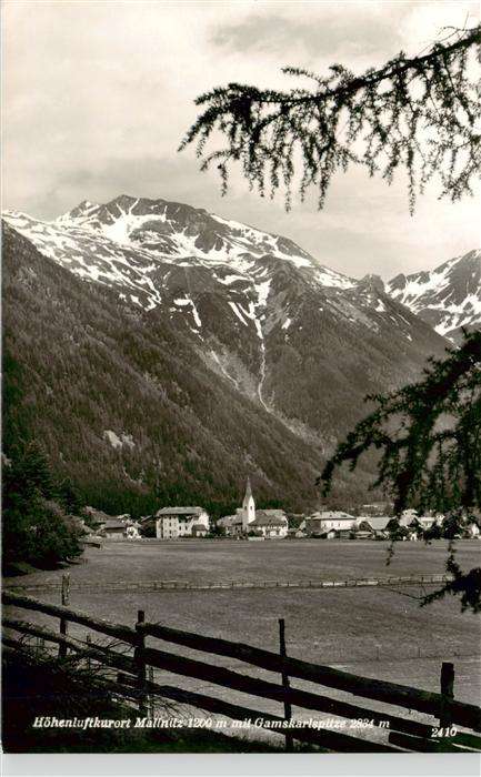 Mallnitz Tauernbahn Kaernten AT mit Gamskarlspitze