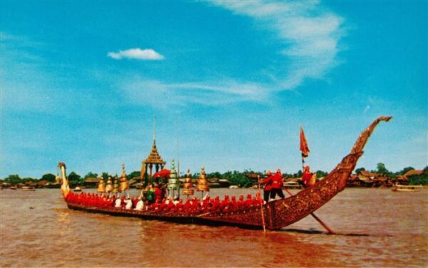 Bangkok Thailand Suwanna Hongse Barge in celebration of twentyfifth century of B