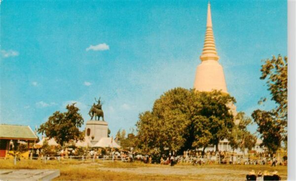 Suphaburi Thailand Scenery of Donchedi Moniment