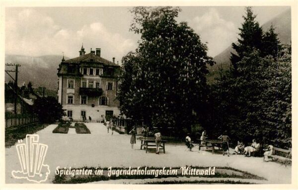 Villach Kaernten AT Spielgarten im Jugenderholungsheim Mittewald