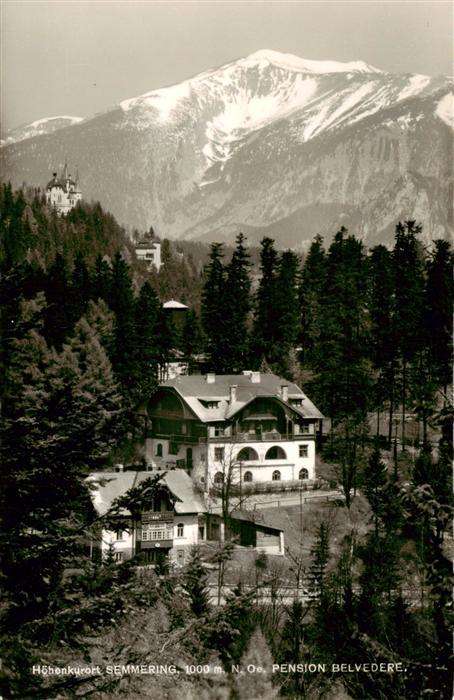 Semmering Niederoesterreich Pension Belvedere