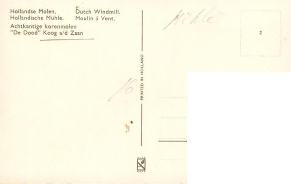 Koog aan de Zaan Belgie Hollandse Molen – Bild 2