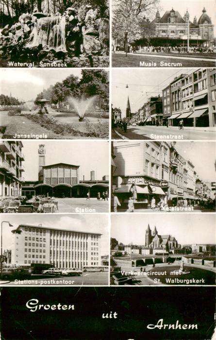 Arnhem Arnheim NL Waterval Sonsbeek Musis Sacrum Janssingels Steenstraat Station