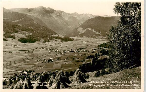 Kareck Katschberg Rennweg AT Panorama St Martin und St Michael