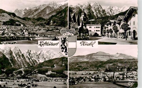 Kuchl Salzburg AT Panorama Ortspartie