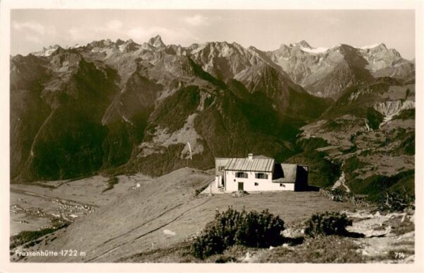 Frassenhuette 1740m Bludenz Vorarlberg AT Panorama
