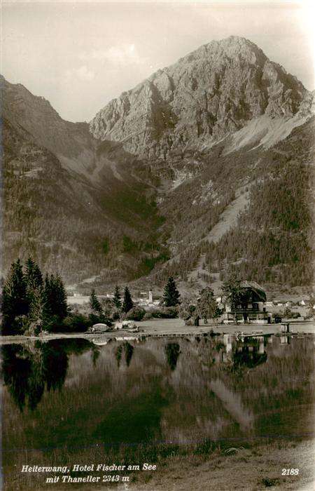 Heiterwang Tirol AT Hotel Fischer am See mit Thaneller