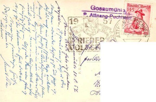 Gosau Salzkammergut Oberoesterreich AT mit Gosaukamm – Bild 2