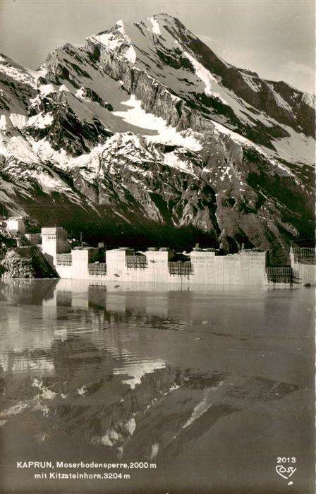 Kaprun AT Moserbodensperre mit Kitzsteinhorn