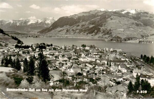 Zell See AT Fliegeraufnahme mit dem Steinernen Meer