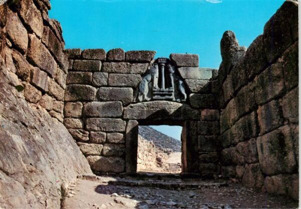 Mykene Mikene Greece Loewentor