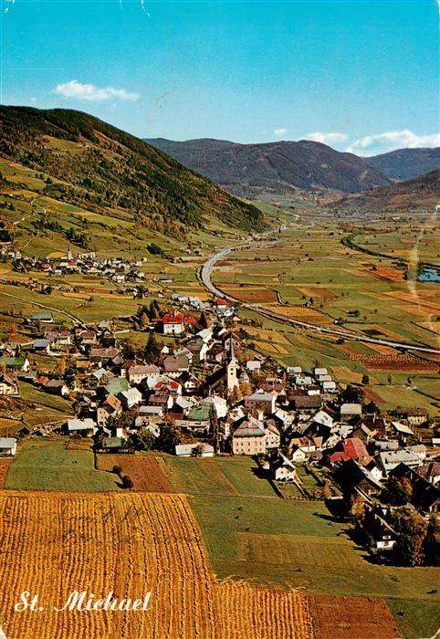 St Michael Lungau AT Fliegeraufnahme