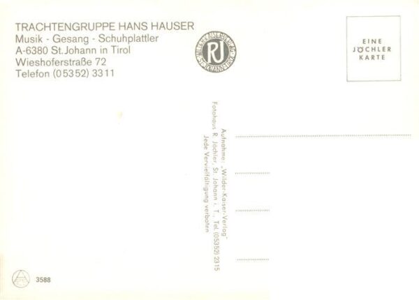 St Johann Ahrntal Suedtirol IT Trachtengruppe Hans Hauser – Bild 2