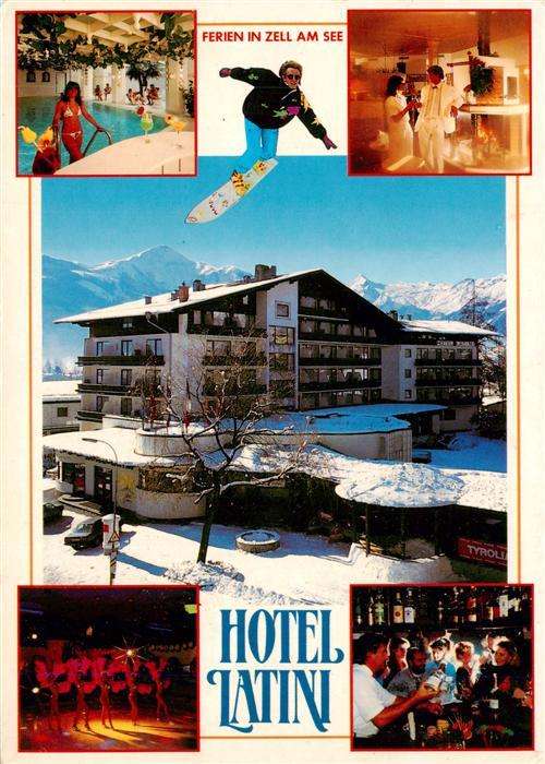 Zell See AT Hotel Latini Hallenbad Tanzsaal Gastraum Bar