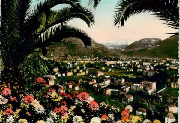 Gries Bozen Bolzano Suedtirol IT Panorama mit Rosengarten