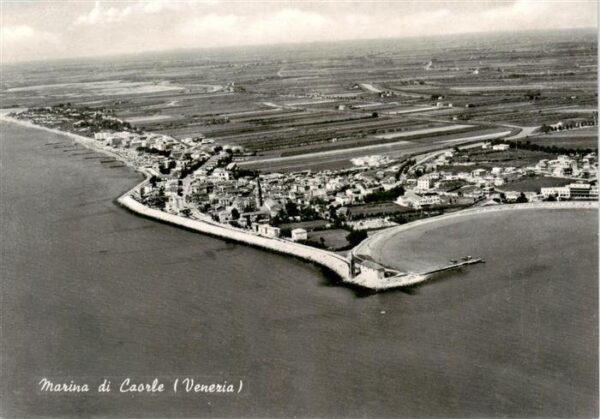 Caorle Veneto IT Fliegeraufnahme