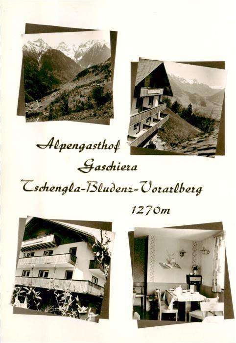 Tschengla Vorarlberg AT Alpengasthof Gaschiera Panorama Gastraum