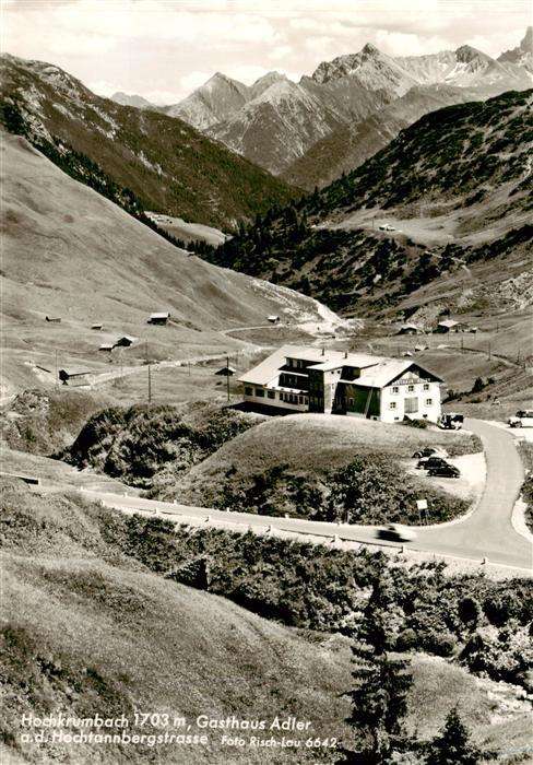 Hochkrumbach Warth Vorarlberg AT Gasthaus Adler an der Hochtannbergstrasse