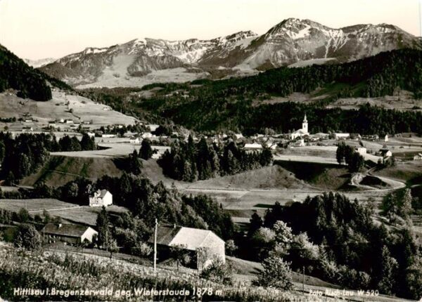 Hittisau Vorarlberg AT mit Winterstaude