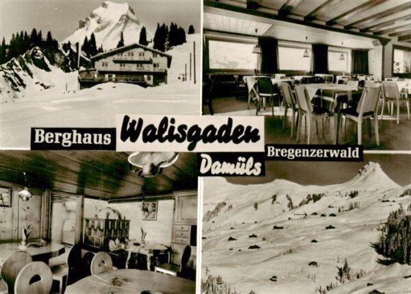 Damuels Vorarlberg AT Berghaus Walisgaden Gastraeume Panorama