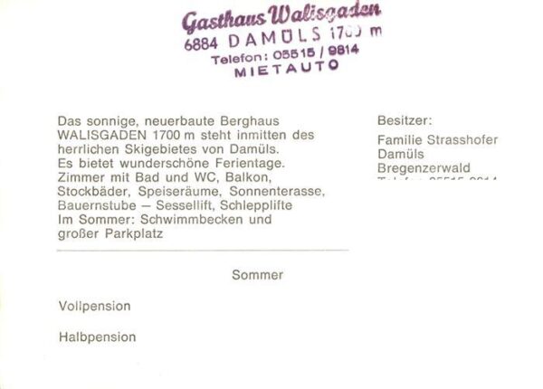 Damuels Vorarlberg AT Berghaus Walisgaden Gastraeume Panorama – Bild 2