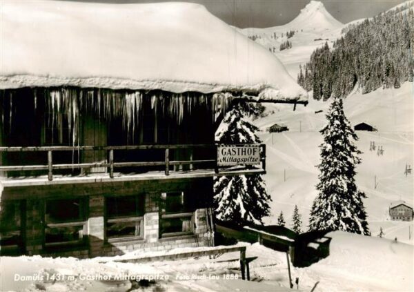 Damuels Vorarlberg AT Gasthof Mittagspitze