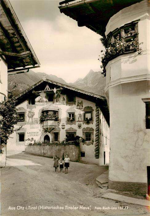 oetz Tirol Gasthof Stern Hist Tiroler Haus