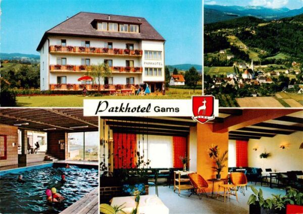 Gams Bad Parkhotel Gams Hallenbad Foyer Panorama