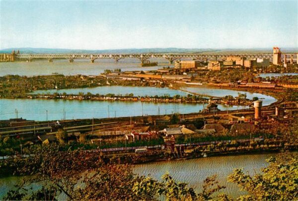 Nanking China The Yangtse River Bridge