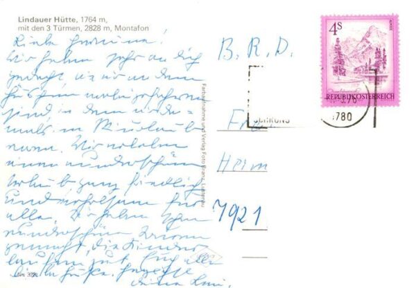 Lindauerhuette 1770m Gauertal Vorarlberg AT mit den 3 Tuermen – Bild 2